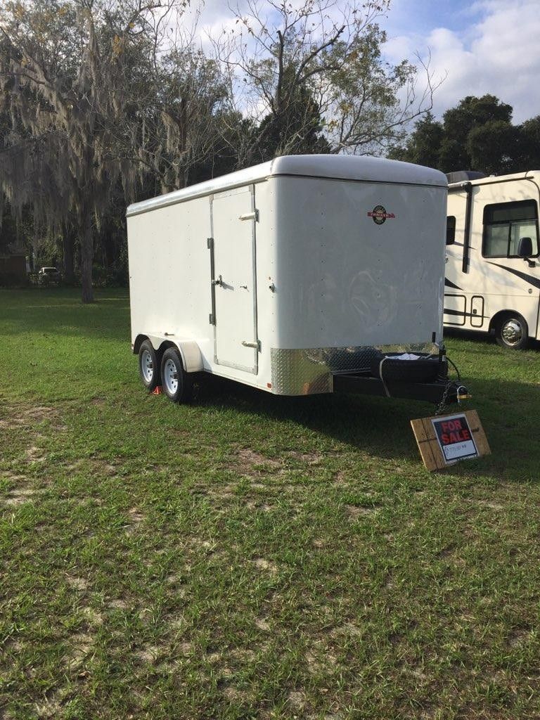 Carry-On Trailer 7ft×7 ft. x 14 ft. Enclosed Cargo Trailer