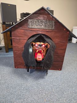 Bubba Animated Halloween Demon Dog Prop