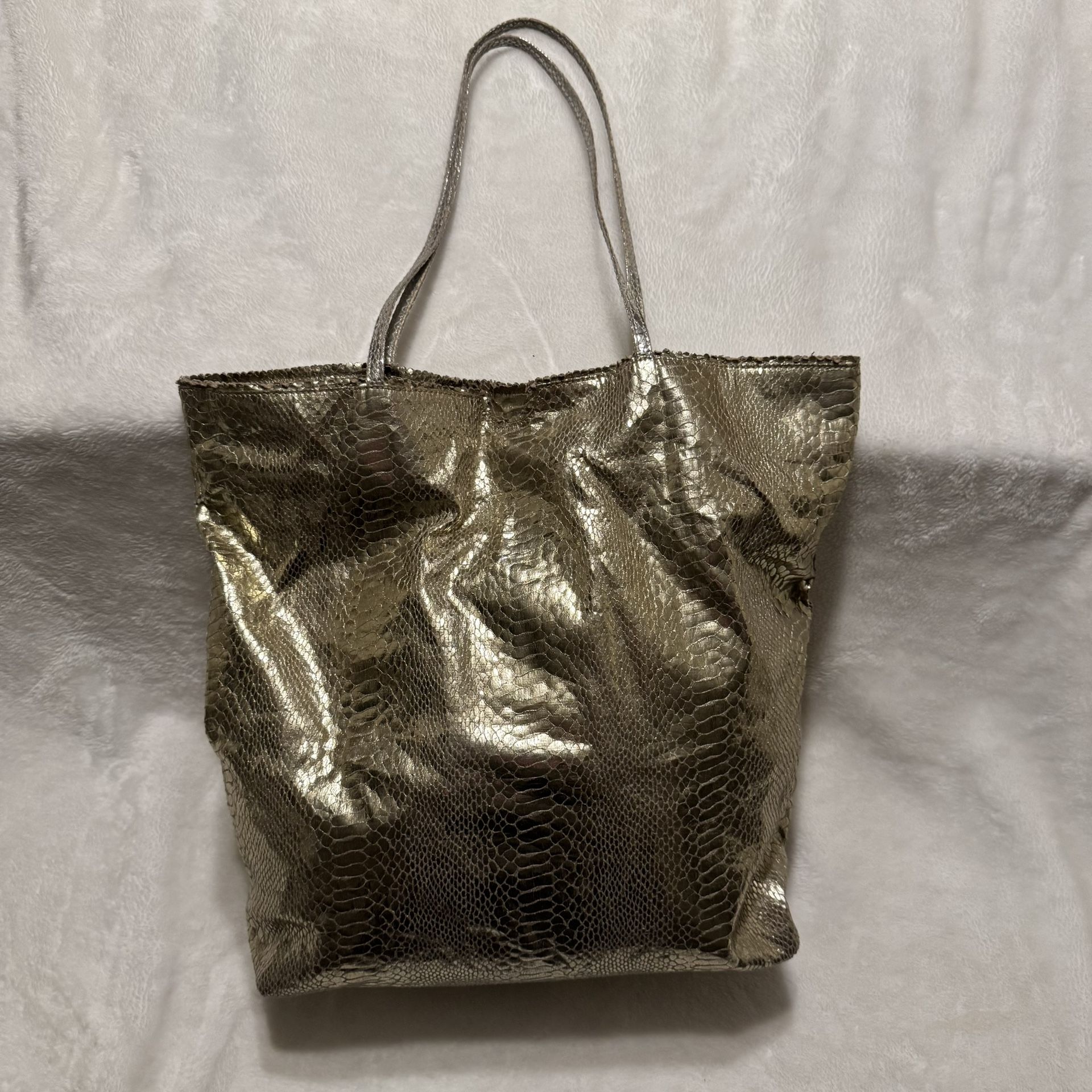 Carlos Falchi Gold Bag