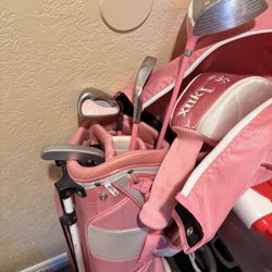 Girls Pink Golf Set