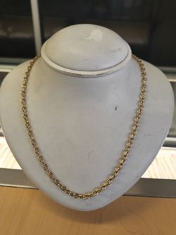 10ksolid gold necklace 22.3 grams 23 Long layaway available 10% Dwon if you interested please make sure you ask for Maribel thank you