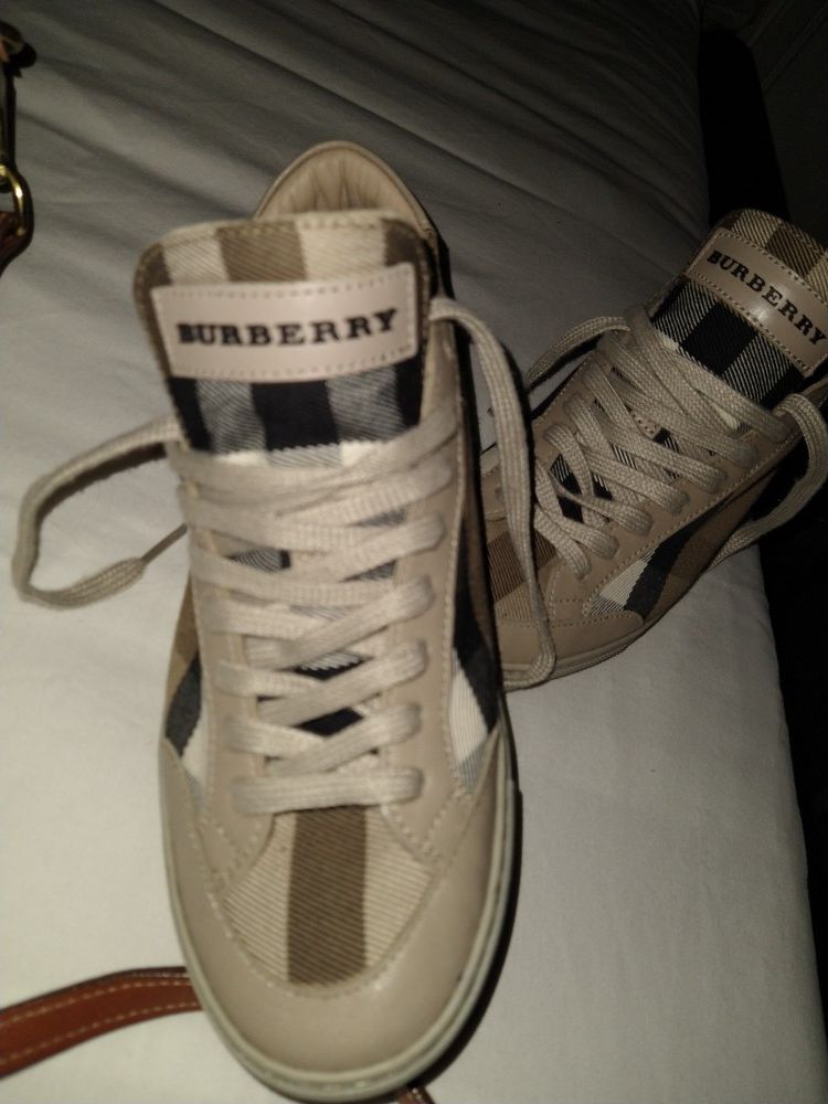 BURBERRY TENNIS SHOES /or TRADE FOR YEEZY'S