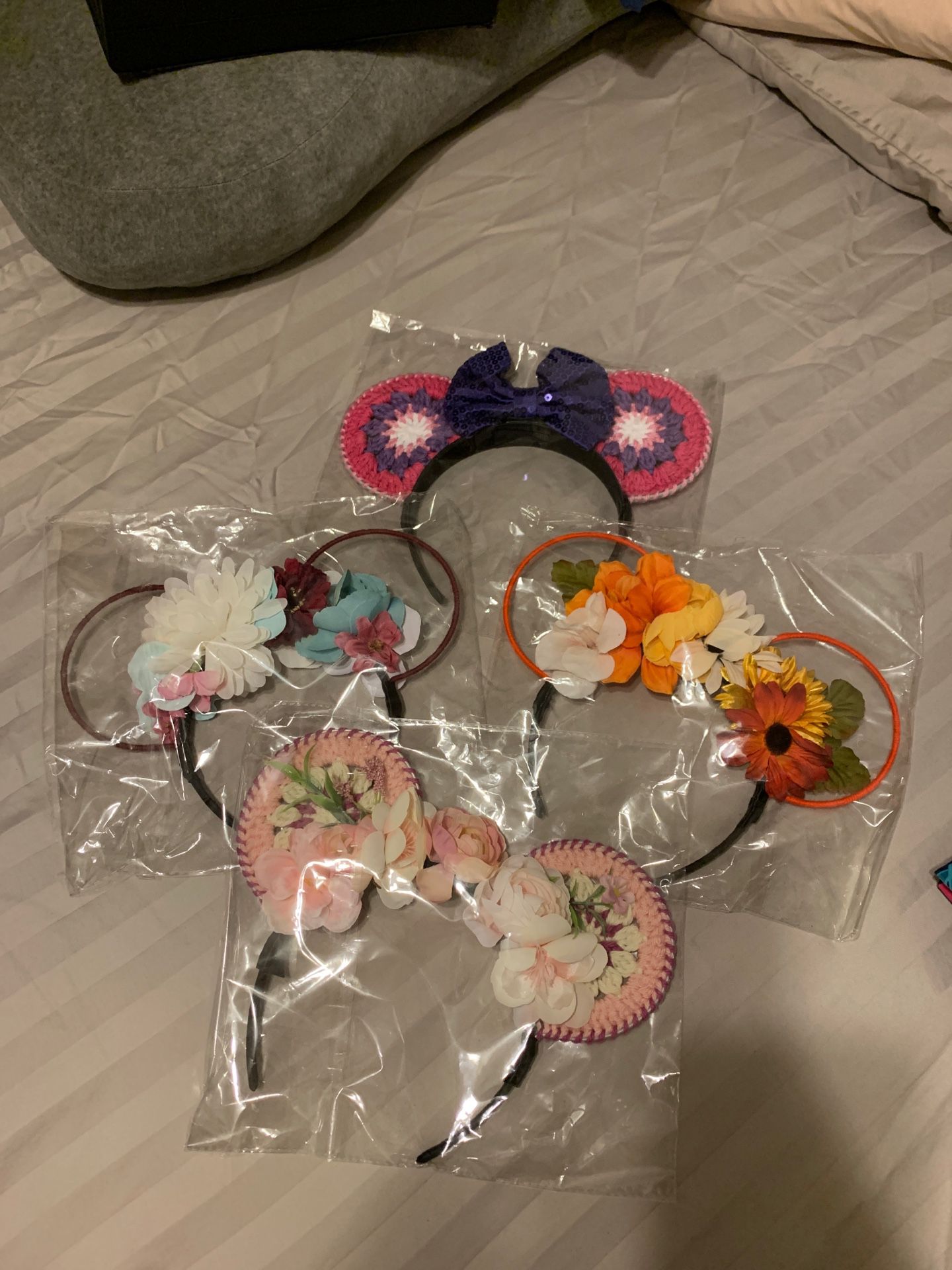 Unique Madhattear hand made Mickey ears