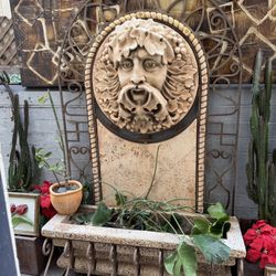 Beautiful Large Metal Cosmetic One At A Kind Fountain