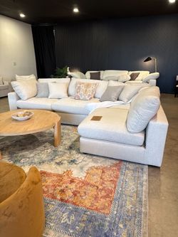 Crate & Barrel Inspired Sectional | Performance Linen