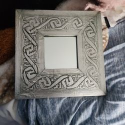 Old Fashioned Silver Colored Mirror