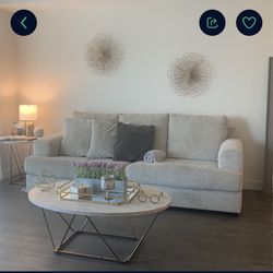 Beige Couch New Barely Used