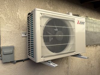 Mitsubishi Mini split air conditioner with heat pump