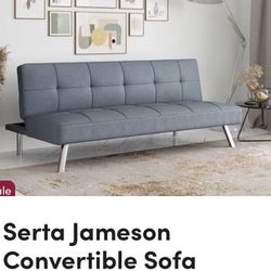 Serta Convertible Sofa Futon (New In Original Box)