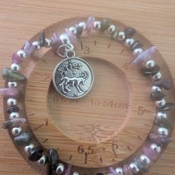 Colorful Tourmaline Aries Bracelet