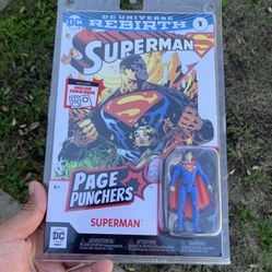 DC Page Punchers Comic Books With Action Figures 