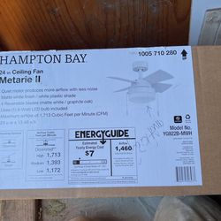 Hampton Bay Ceiling Fan 24”