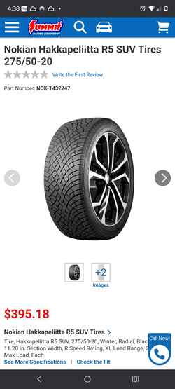 Nokian Hakkapeliitta R5 SUV 275/50R20