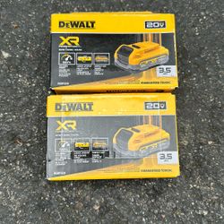 DeWalt 3.5 Powestack Batteries Price For Both 