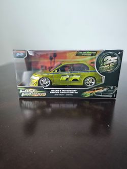 Jada Fast furios lancer evolution Vll color brush finish