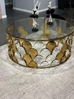 Round Glass Coffee Table
