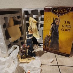 Rare Weta Chronicles Of Narnia The White Witch Statue Disney Look Ice Dwarf
