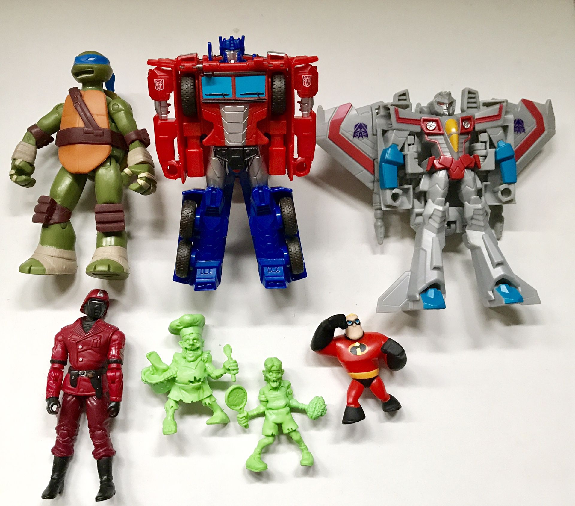Modern toy lot Transformers TMNT GI Joe