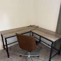 Computer Desk with Chair