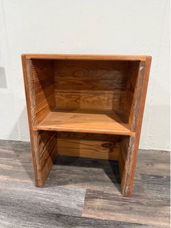 Wooden shelf
