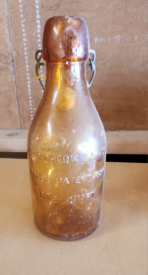 Vintage Thatcher Dairy Milk Bottle