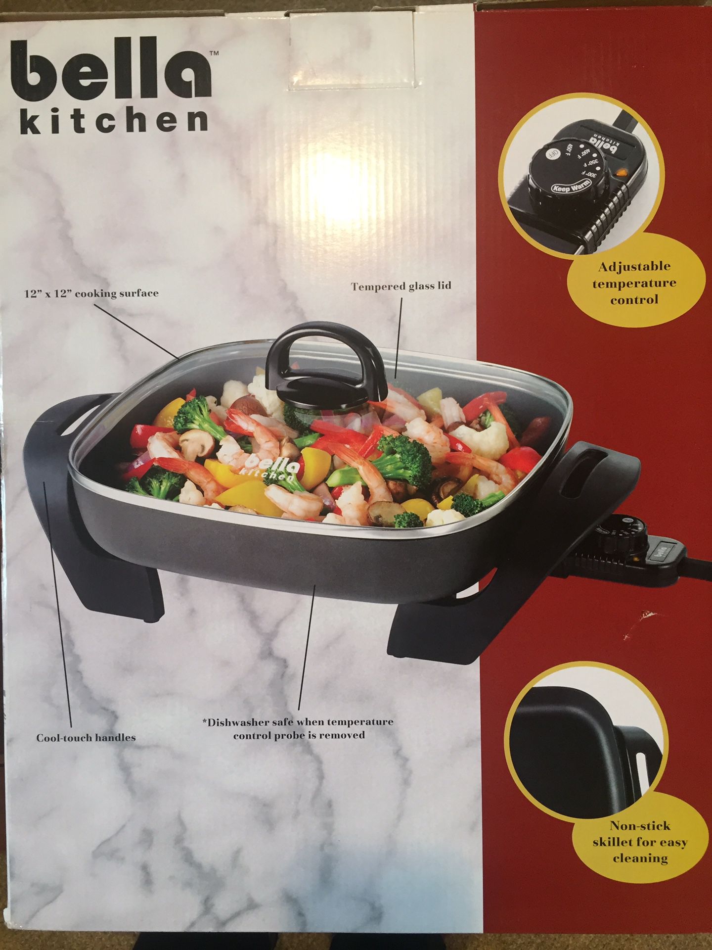 New electric skillet. Never used.