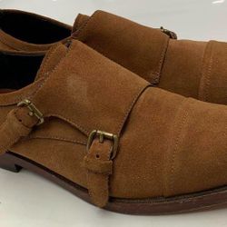 COACH- Brown Leather - Double Monk Strap - Size 9.5