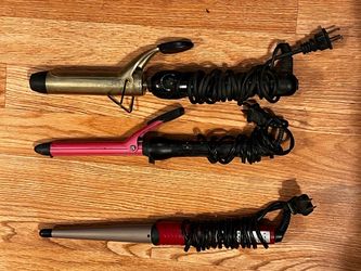 Hair wand and hair curlers