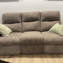 Dual Power Reclining Sofa And Loveseat