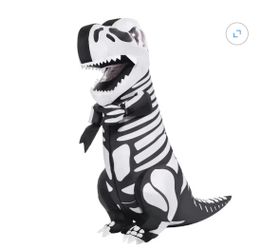 Inflatable dinosaur costume