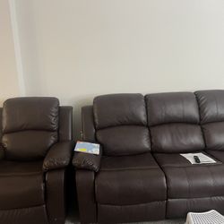 6 Seater Recliner Sofa 