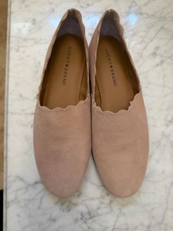 Brand New Lucky Brand Cloeey Scalloped Flats Size 9M