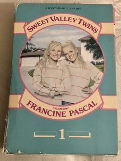 ORIGINAL Collectible 1986 Sweet Valley Twins BOXED SET #1 (books 1-4)