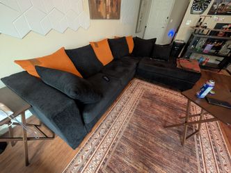 Black sectional