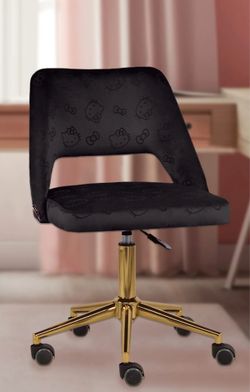 Hello kitty black desk chair