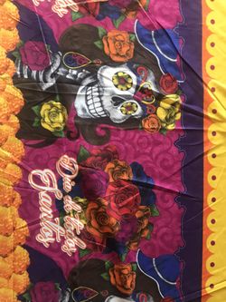 Table cloth Dia de los Muertos