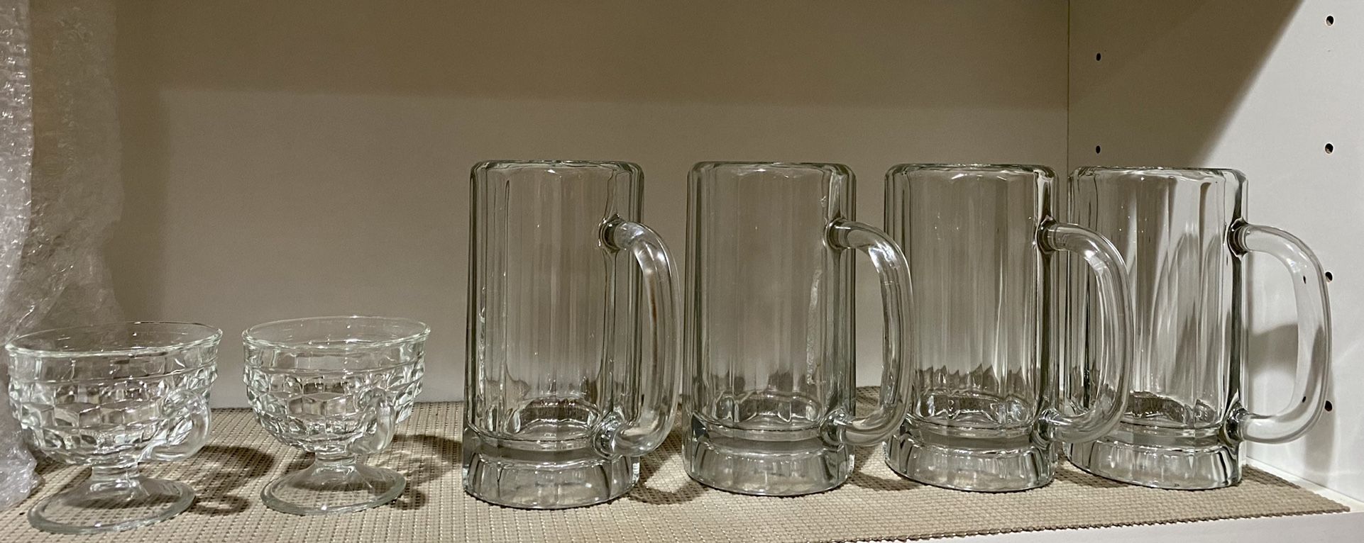 Heavy Duty Glass Mugs (moving Sale)