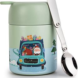 17 Oz Thermos Food Jar for Kids Adult, Stainless Steel Vacuum Insulated Hot Food Containers, Thermos