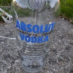 Absolute Vodka Lamp 