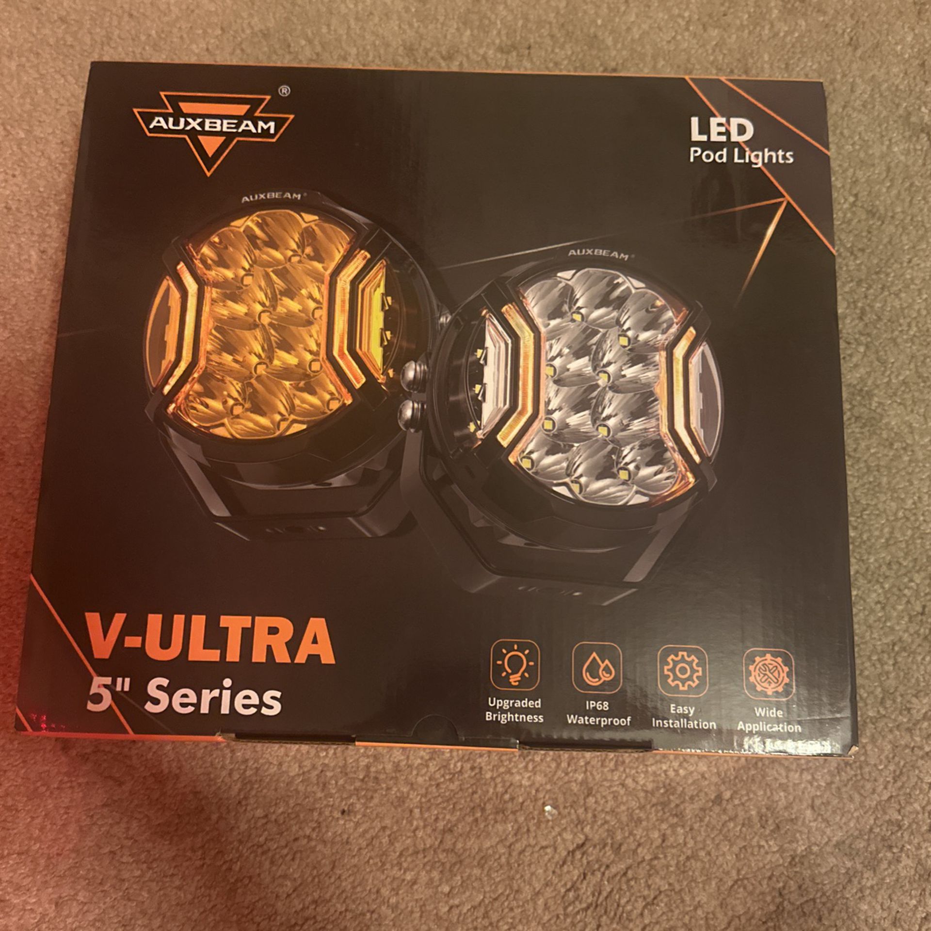 Auxbeam Led Pod Lights  V-Ultra 5”Series 