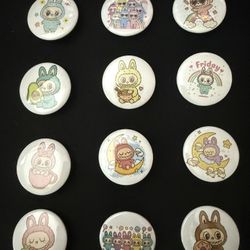 Labubu - Buttons for Sale 