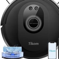 Tikom Robot Vacuum and Mop Combo, 5000Pa Robotic Vacuum Cleaner