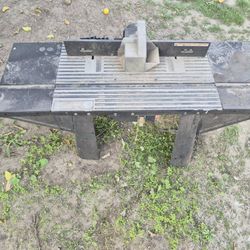 Router Table With Fence And Extensions As Shown Tool Shop Garage Tools