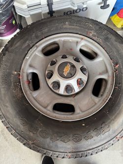 Chevy 17” Rims & Tires – LT245/75R17