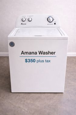 Amana Washer Machine
