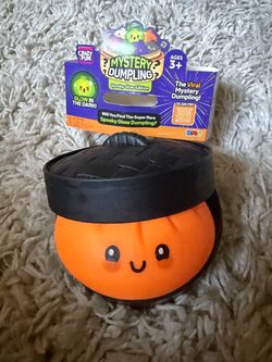 Mystery Dumpling Spooky Glow Edition Halloween Toy Orange RMS
