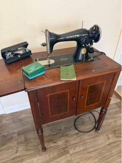 Singer Model 15 Sewing Machine Vintage 1930’s SN AF209311 Works