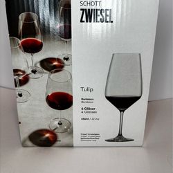 Schott Zwiel 4 Piece German Crystal Wine Glass Set