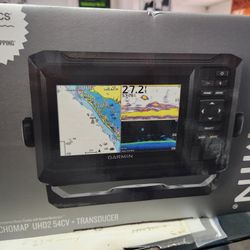 Garmin Echomap Uhd2 54cv Fish Finder W/ Transducer 