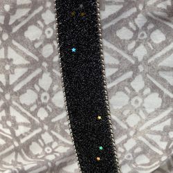 Women’s Shiny Black Belt M